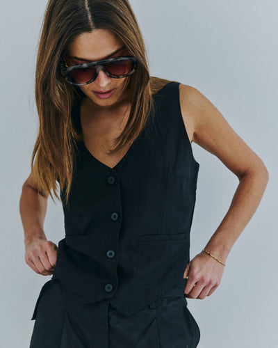 Puragnes linen vestThumbnail 