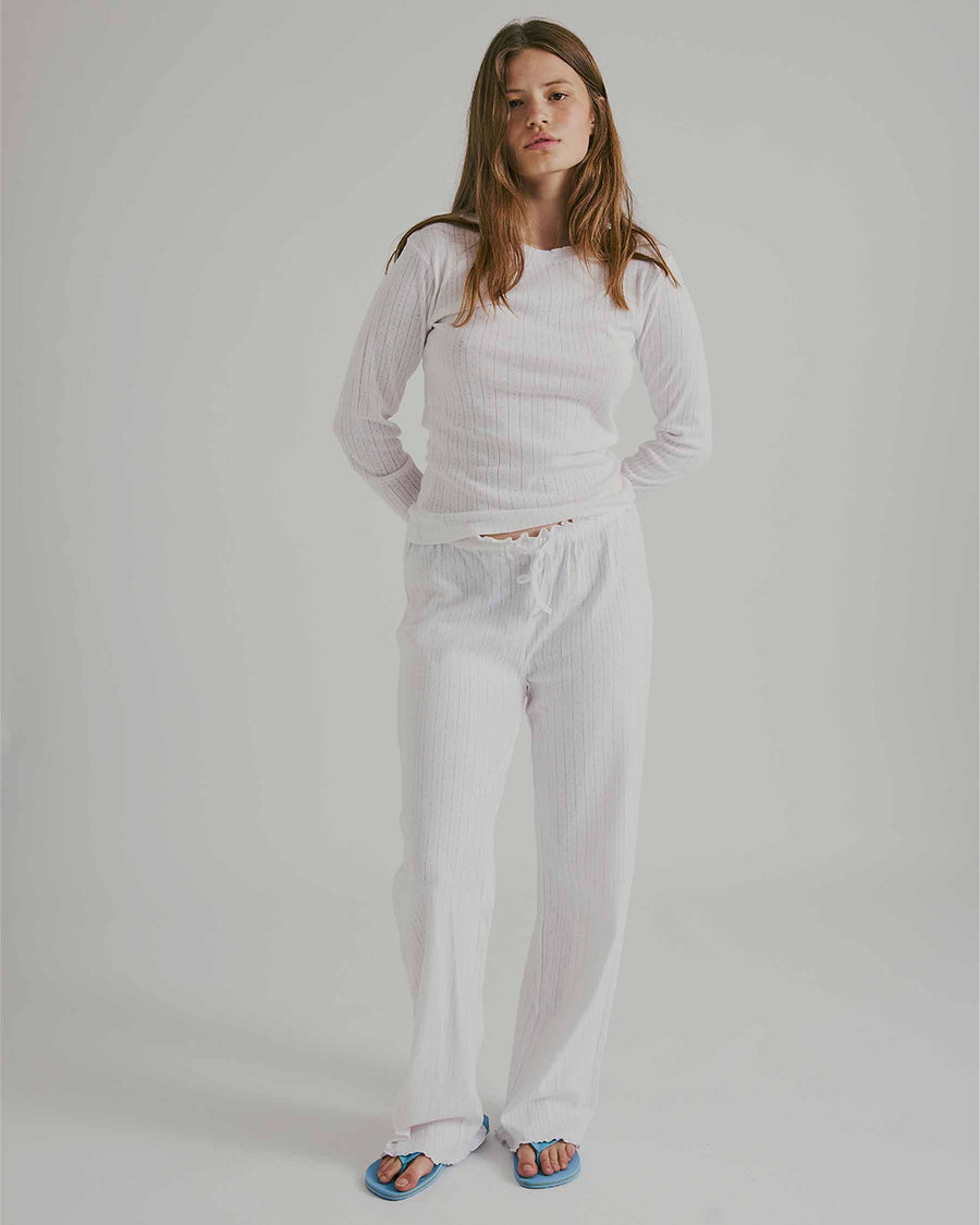 Purasta pointelle pants