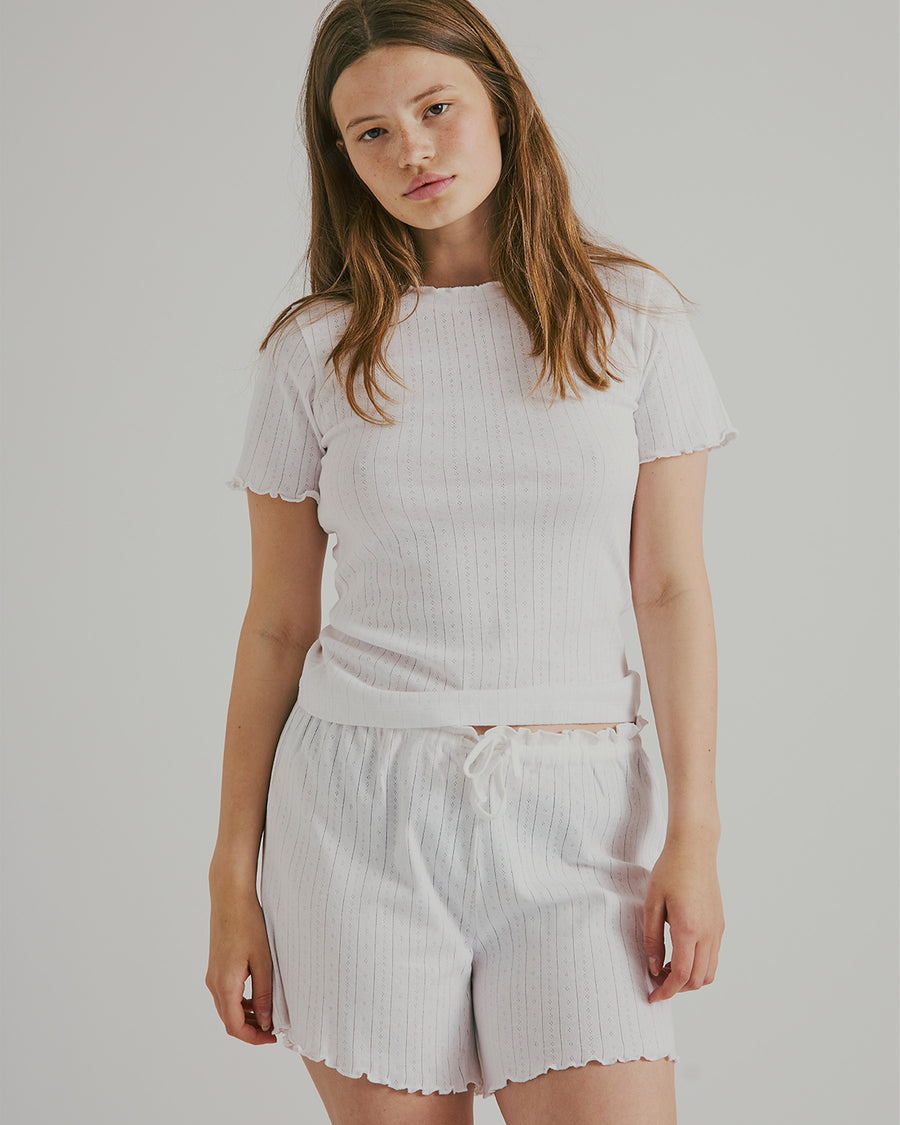 Purany pointelle shorts
