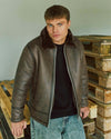 Santiago bonded faux jacket