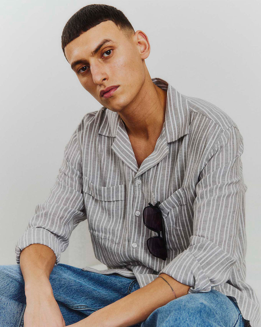 Silvio linen shirt ls