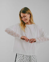Serena lace tee