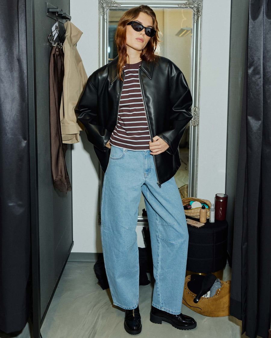 Joy faux leather jacket