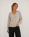 Purmelvina v-neck knit