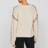 Vila - Vihaddo o-neck detail knit