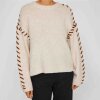 Vila - Vihaddo o-neck detail knit