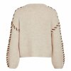 Vila - Vihaddo o-neck detail knit