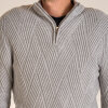 Approach - Mason half zip knit