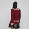 Vila - Visena l/s v-neck knit pullove