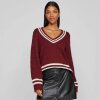 Vila - Visena l/s v-neck knit pullove