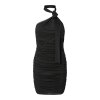 Pieces - Pcnalle sl halterneck mesh dress