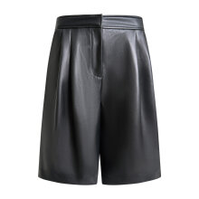 MOOD COPENHAGEN - Nestor faux leather shorts