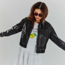 Object - Objscarlet biker jacket