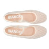 Bianco - Bialilja mesh ballerina