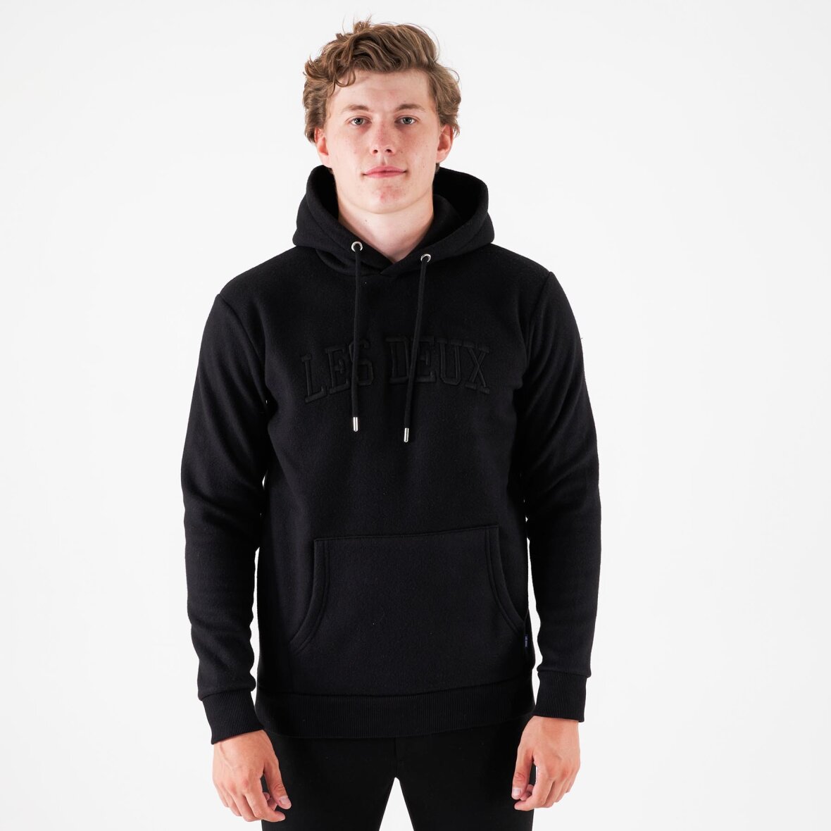 les deux fleece hoodie