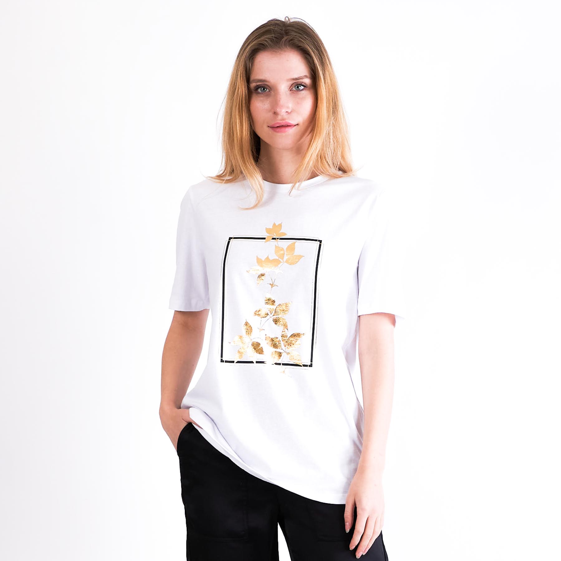 smid væk Orkan Udpakning Pure friday - Pursiv print tee - T-shirts til damer - Hvid - XS | Tjek den  laveste pris her og køb i dag